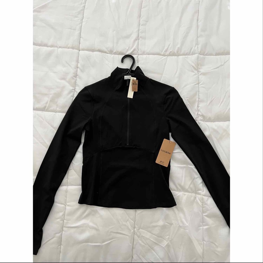 Pink half zip jacket size S
